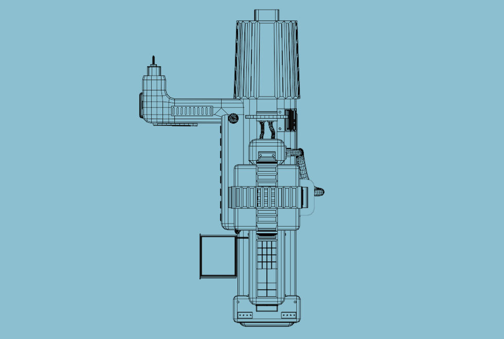 Low Poly Gun That Can Be Use Anywhere Free 3D model_5