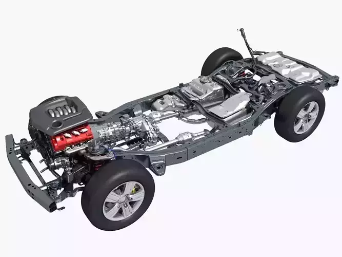 SUV Chassis with Engine
