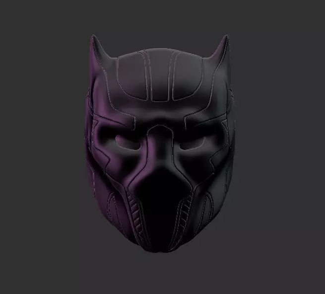 Casco Black Panther - Black panther helmet 3D print model_0