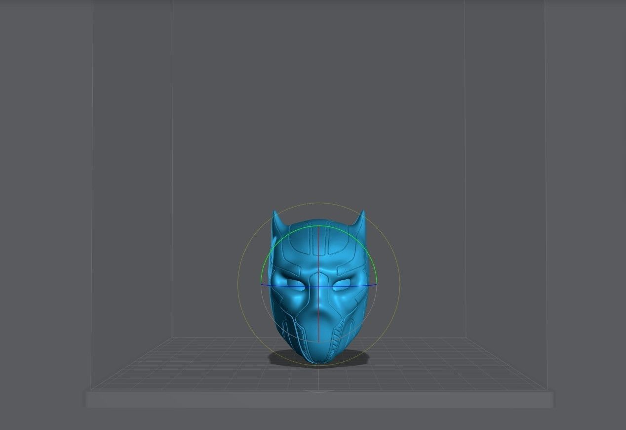 Casco Black Panther - Black panther helmet 3D print model_2