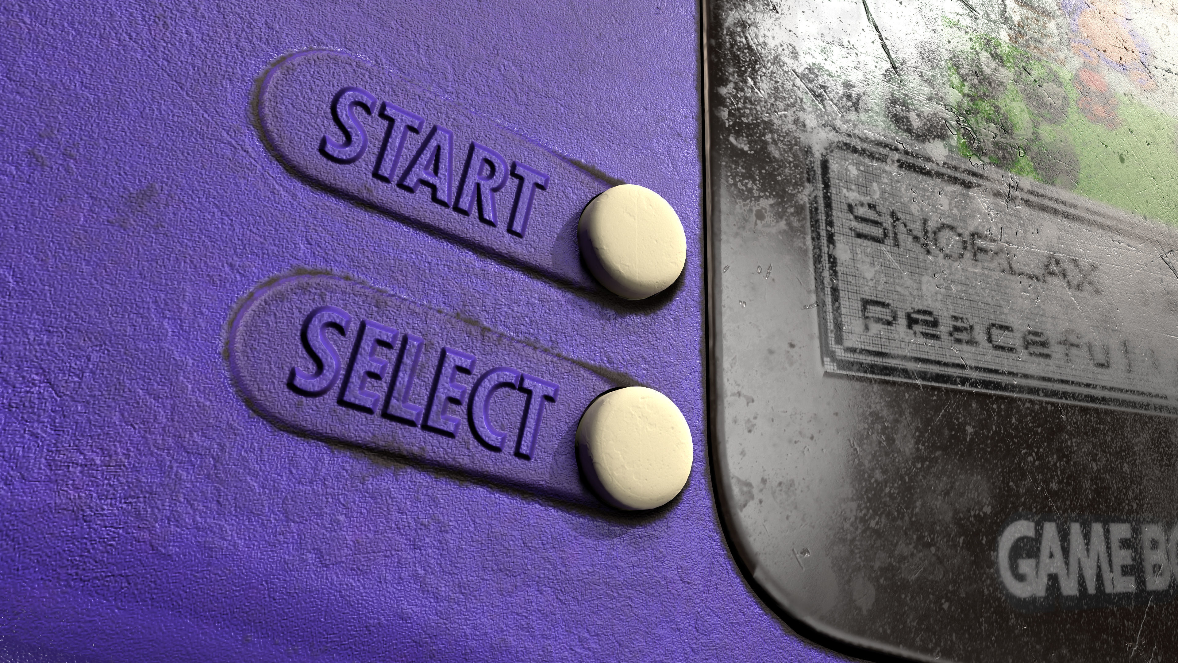 Gameboy Advance plus Pokemon Gold Cartridge Low-poly 3D model_6