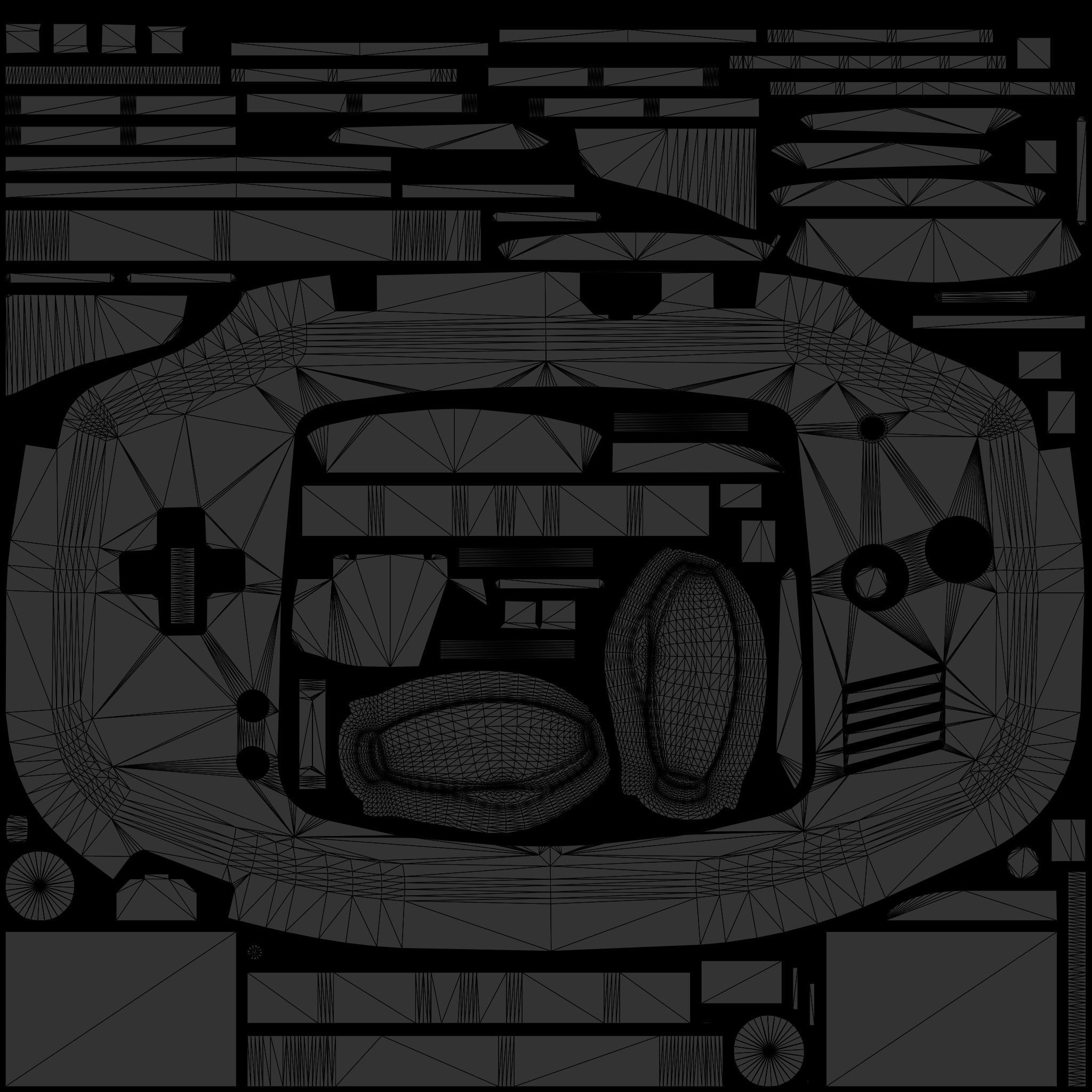 Gameboy Advance plus Pokemon Gold Cartridge Low-poly 3D model_15