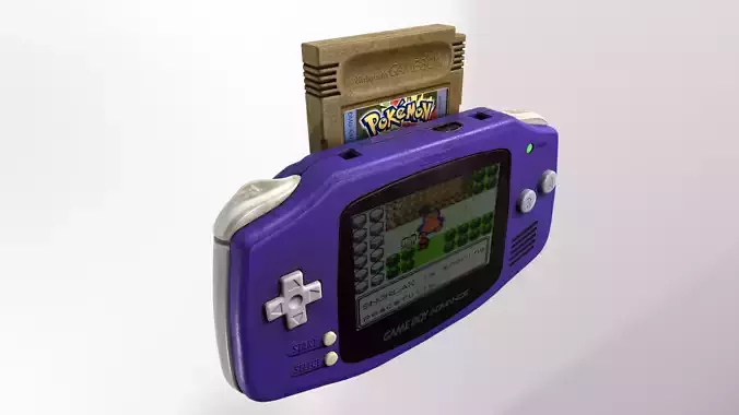Gameboy Advance plus Pokemon Gold Cartridge