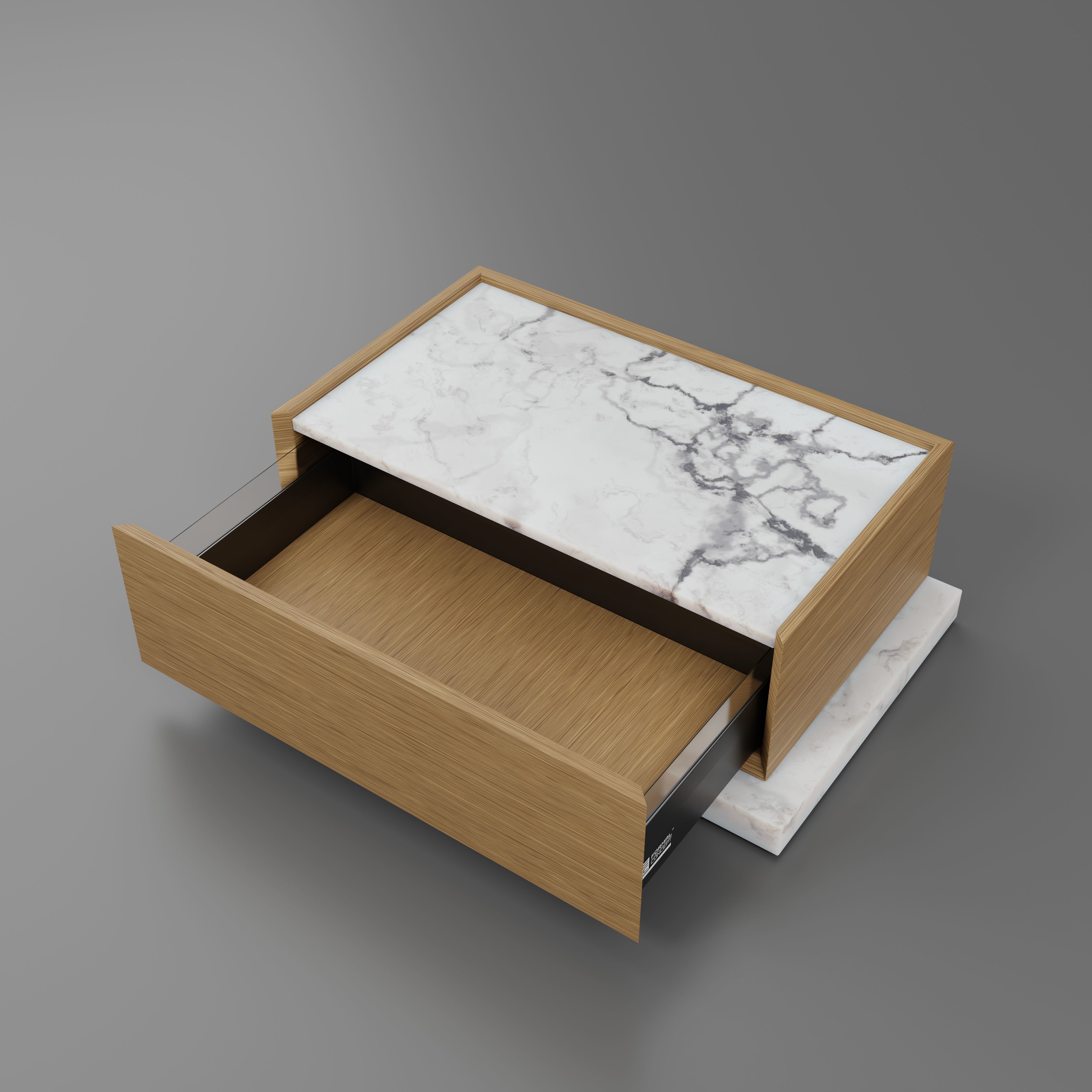 Modern Side Table  3D model_2