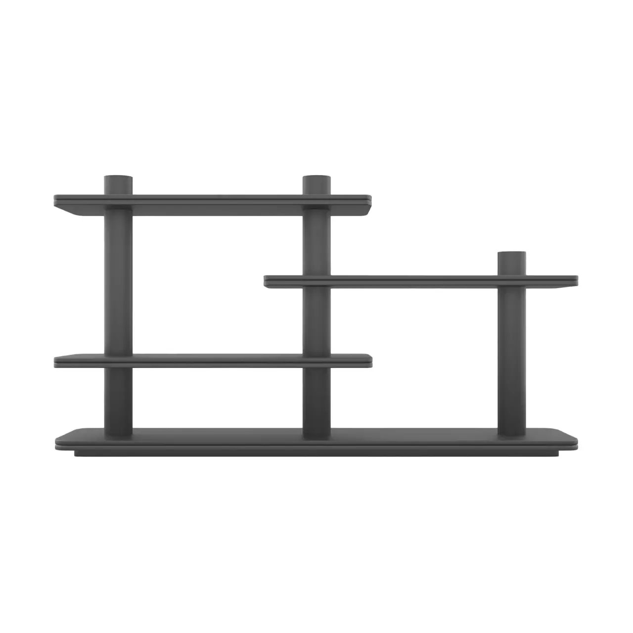 SCALA DOUBLE BOOKCASE Low-poly 3D model_0