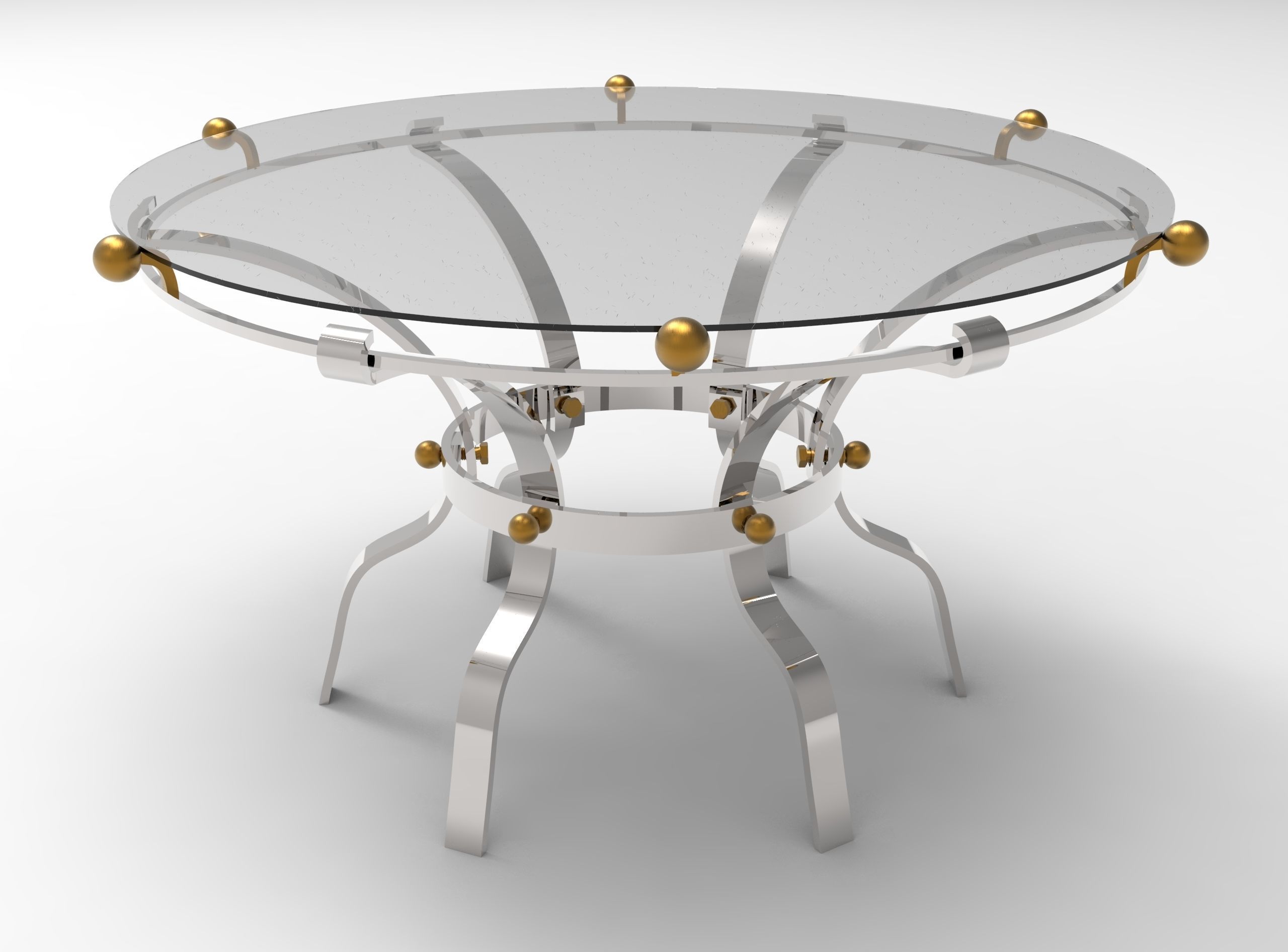 foldable table 3D model_1