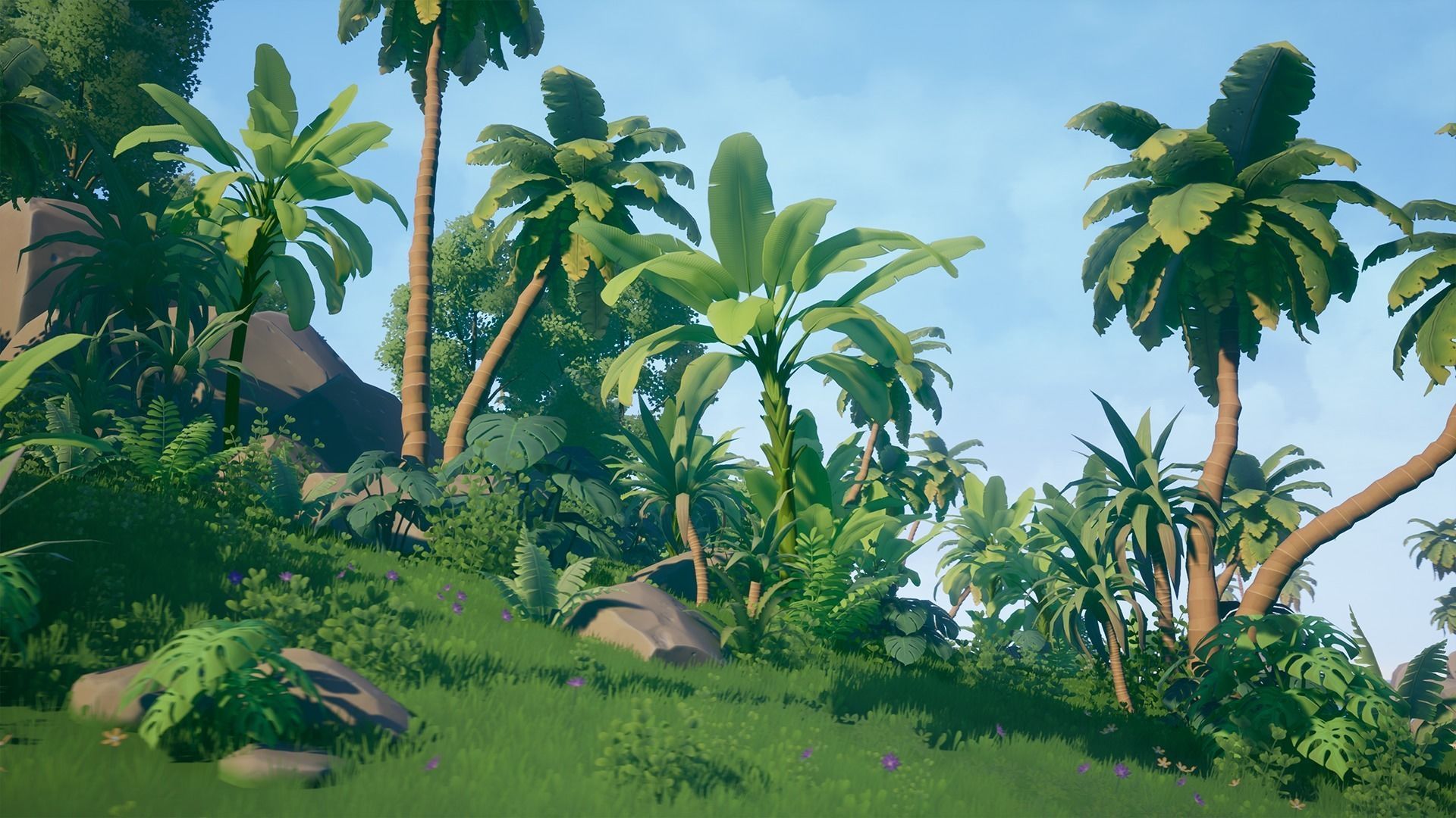 Stylized Environment Series - Tropical Package Low-poly 3D model_11
