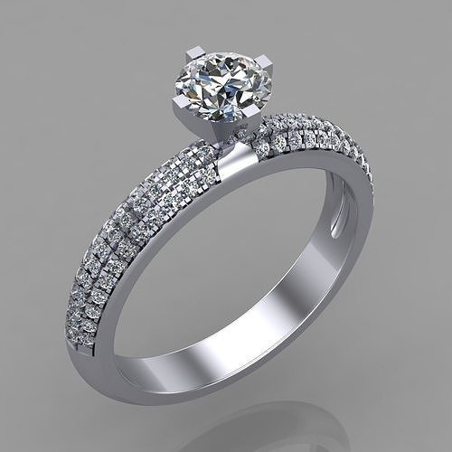 diamond ring 3D print model