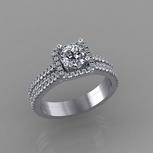diamond ring 3D print model