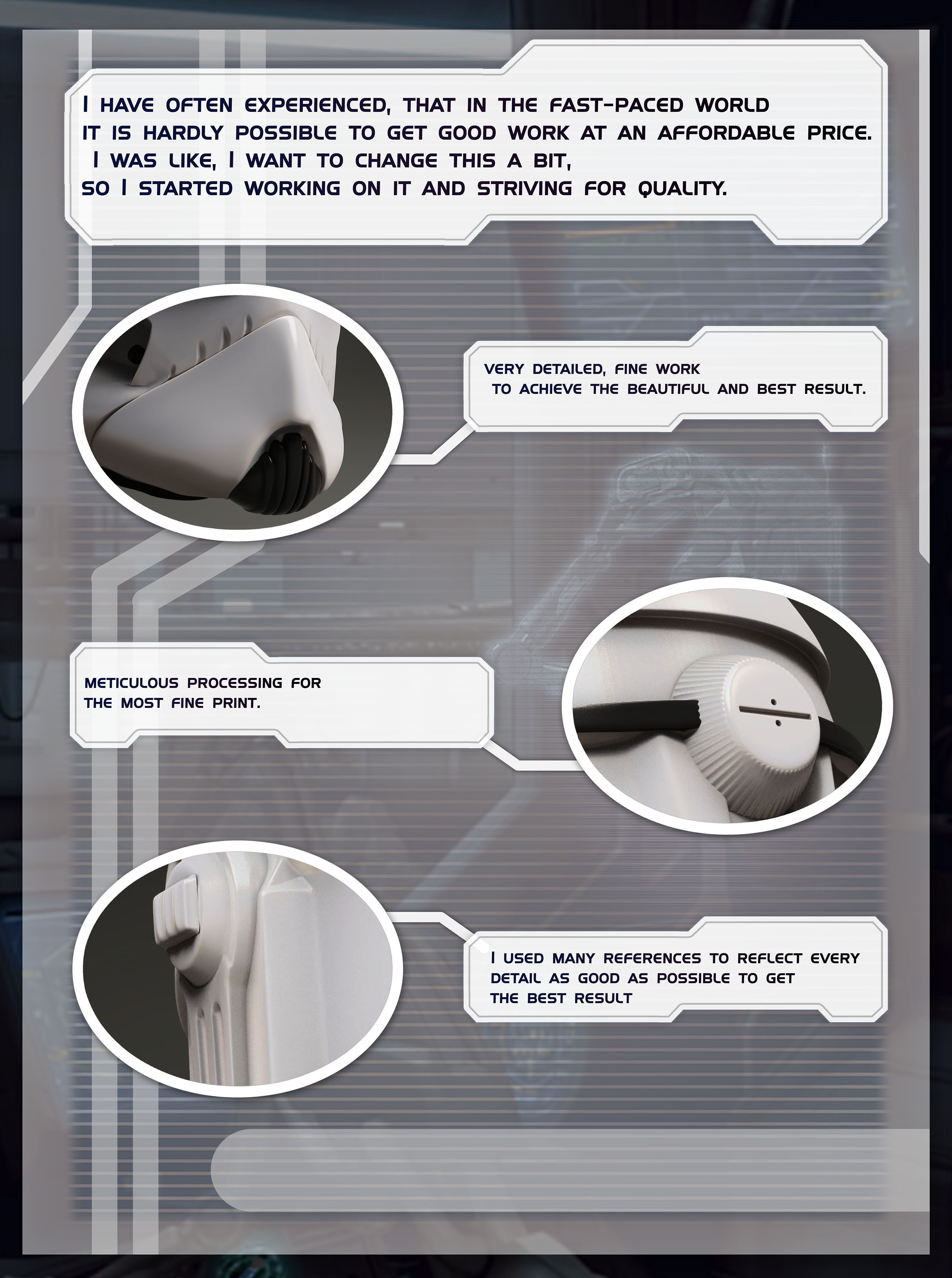 star wars 3d printable BARC trooper wearable helmet for cosplay 3D print model_2