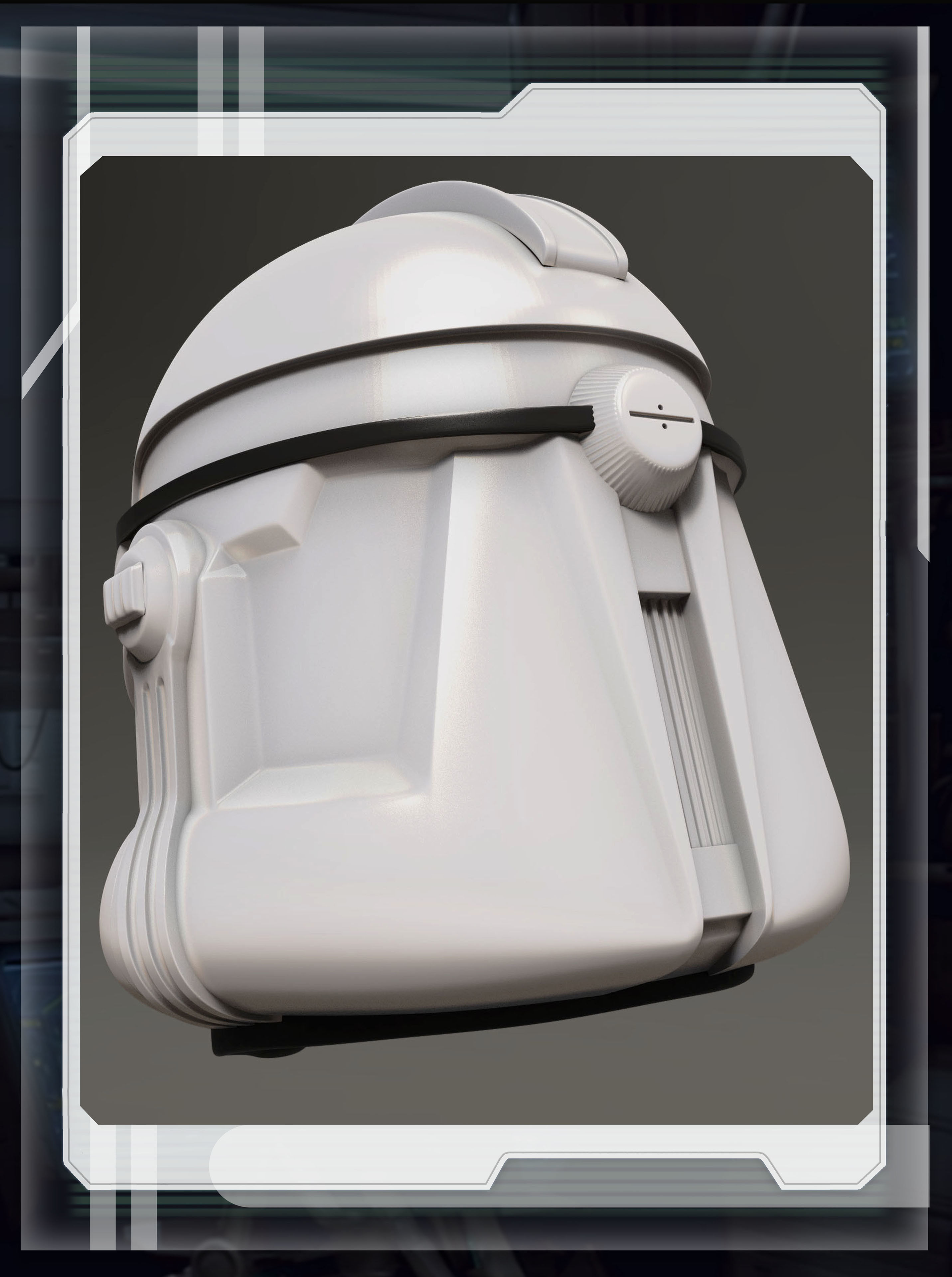 star wars 3d printable BARC trooper wearable helmet for cosplay 3D print model_5