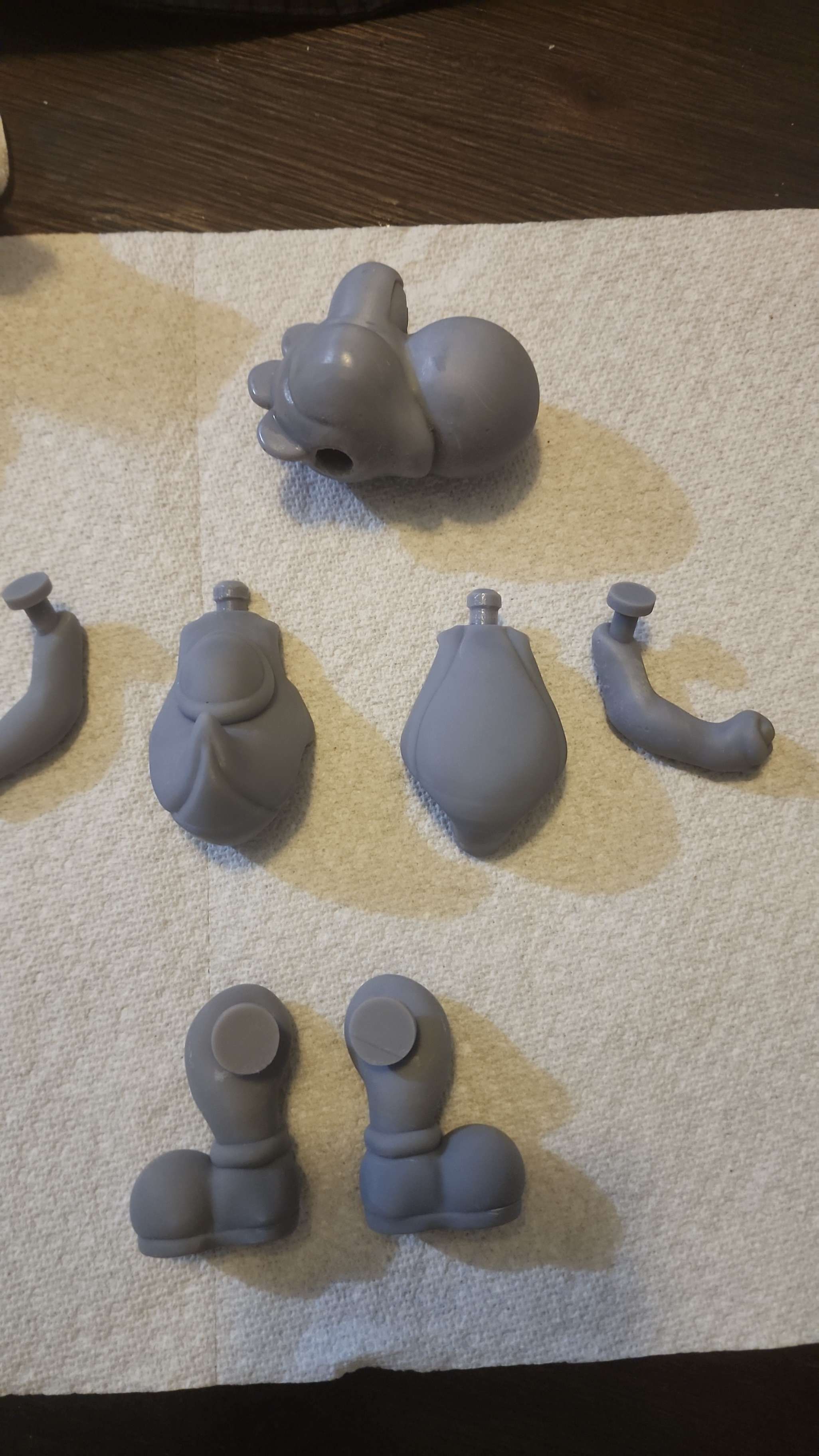 Articulated Yoshi Toy 3D print model_2