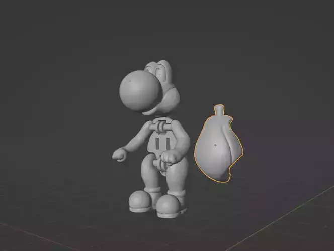 Articulated Yoshi Toy 3D print model