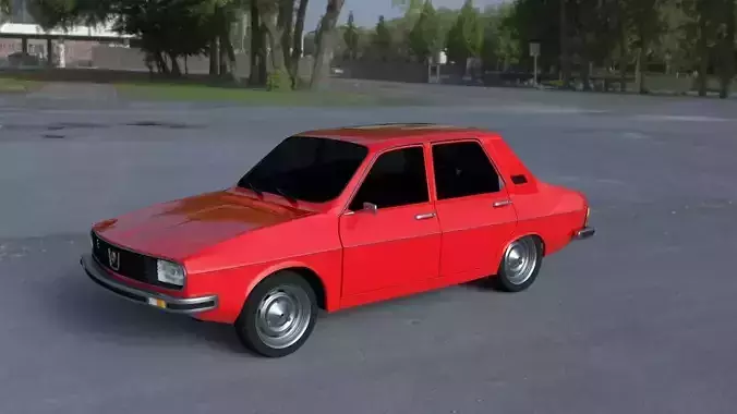 Renault 12 - Dacia 1300 HDRI 3D model