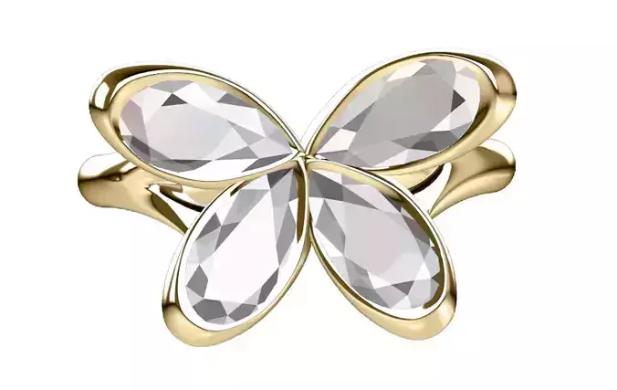 Butterfly Ring Anello Farfalla