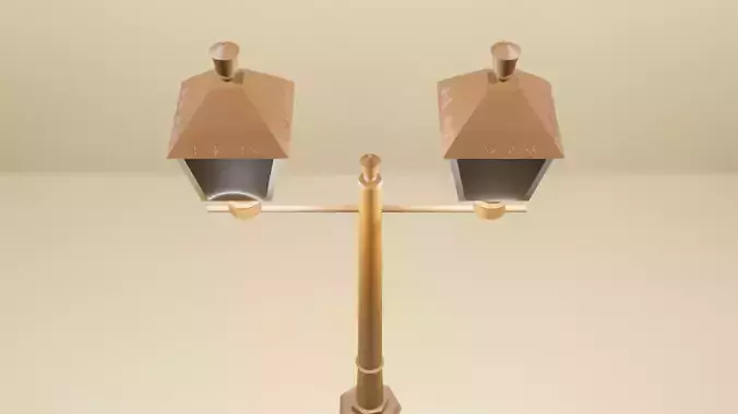 Street Lamp 3d low poly model
