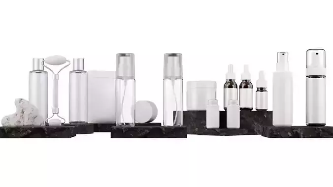 Cosmetic containers 3D MODEL