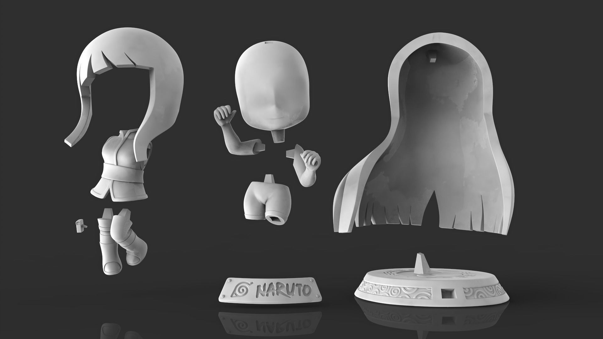 Hinata Hyuga - Naruto 3D print model_5