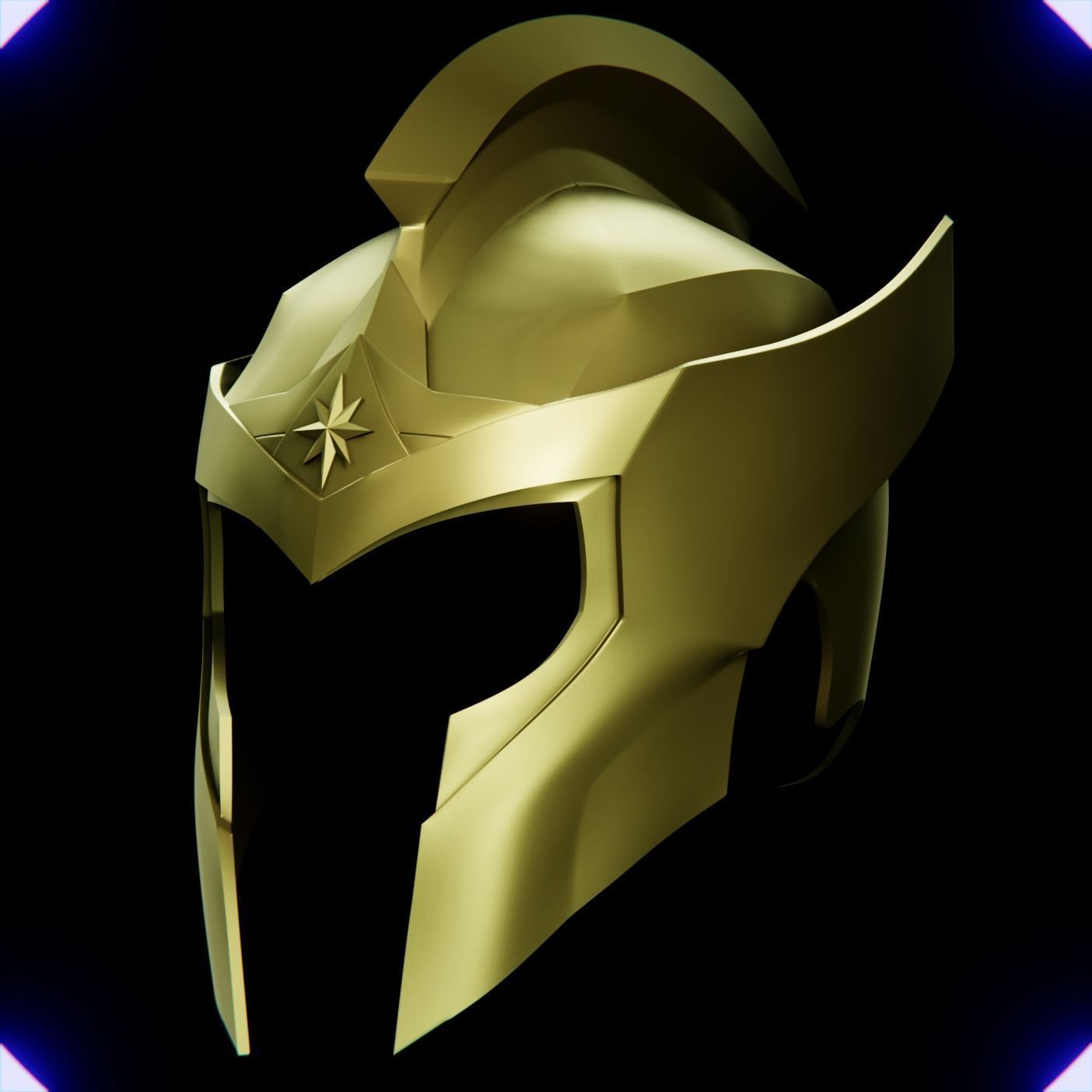 WONDER WOMAN SOLDIER HELMET V2 3D print model_17