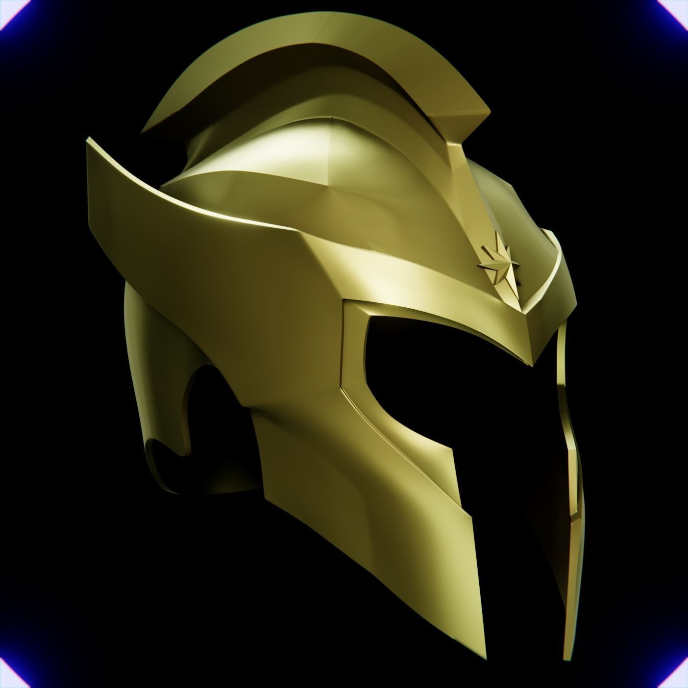 WONDER WOMAN SOLDIER HELMET V2 3D print model_7