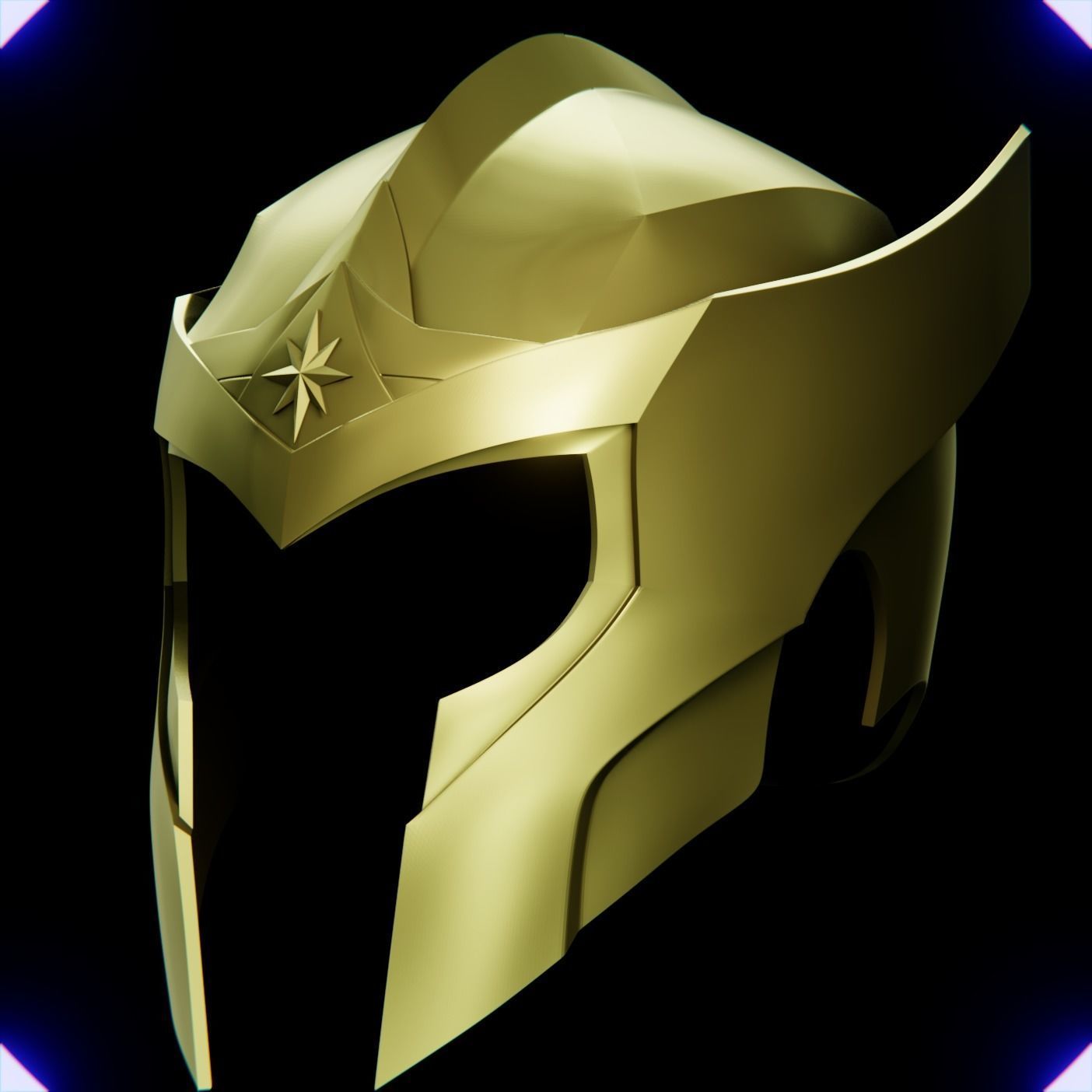 WONDER WOMAN SOLDIER HELMET V2 3D print model_29