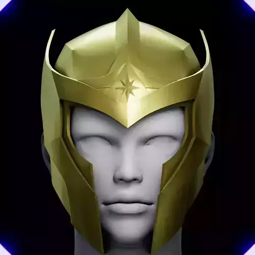 WONDER WOMAN SOLDIER HELMET V2 3D print model