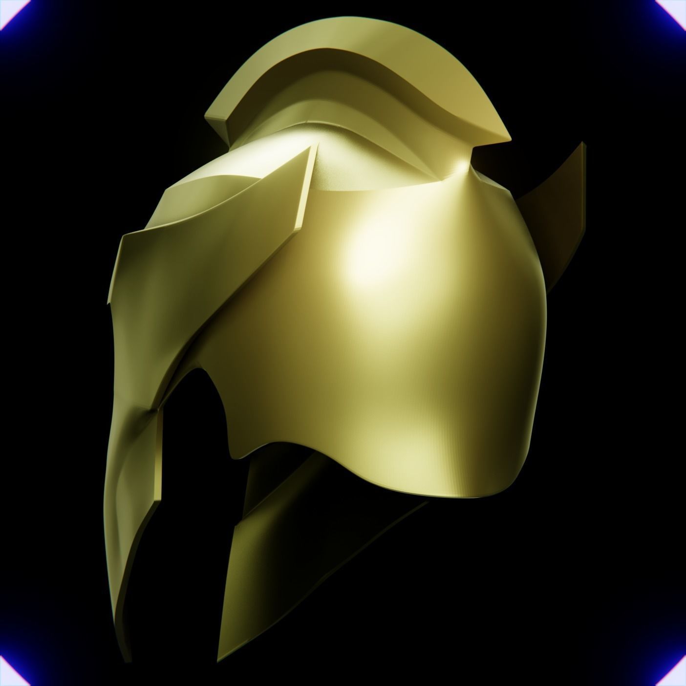 WONDER WOMAN SOLDIER HELMET V2 3D print model_8
