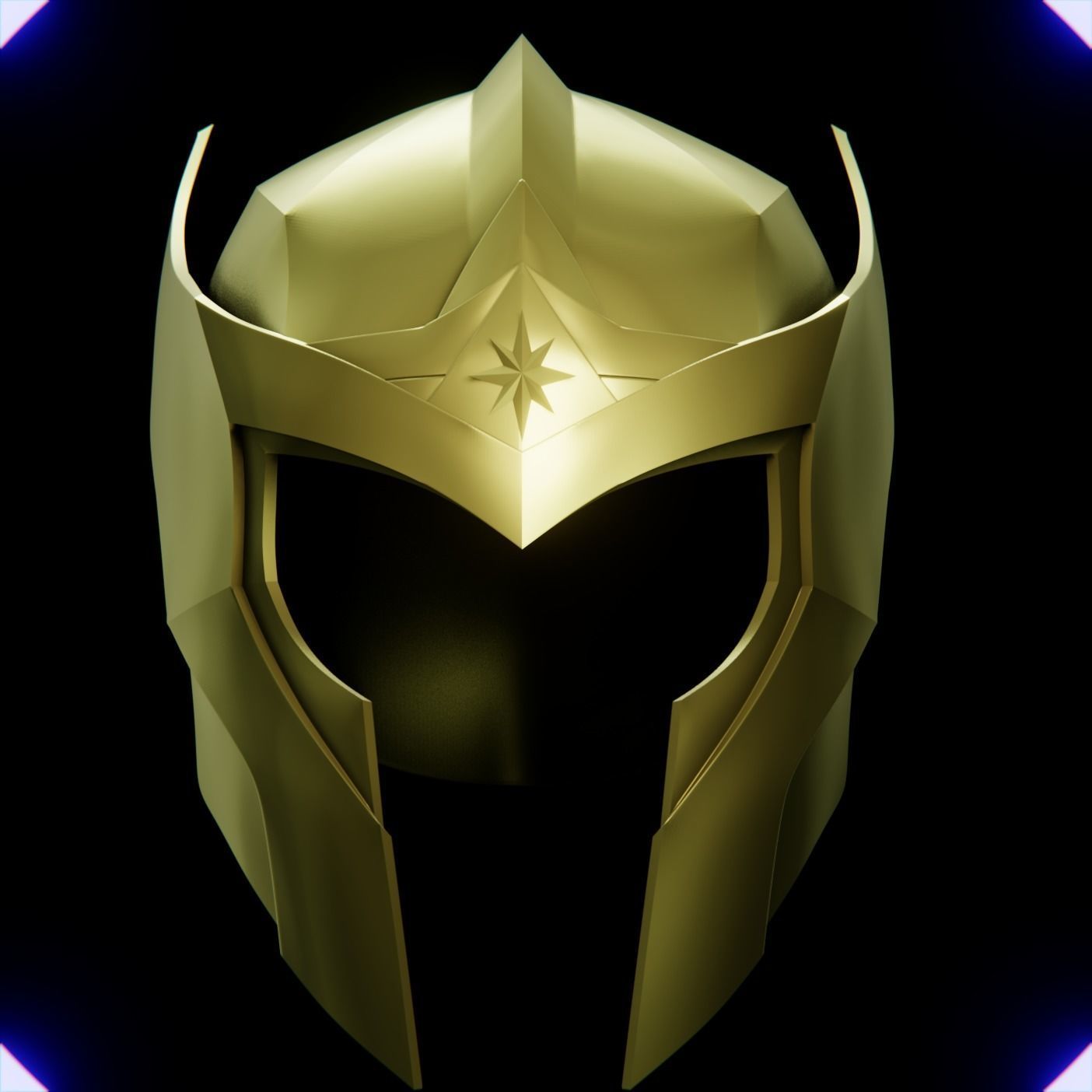 WONDER WOMAN SOLDIER HELMET V2 3D print model_9