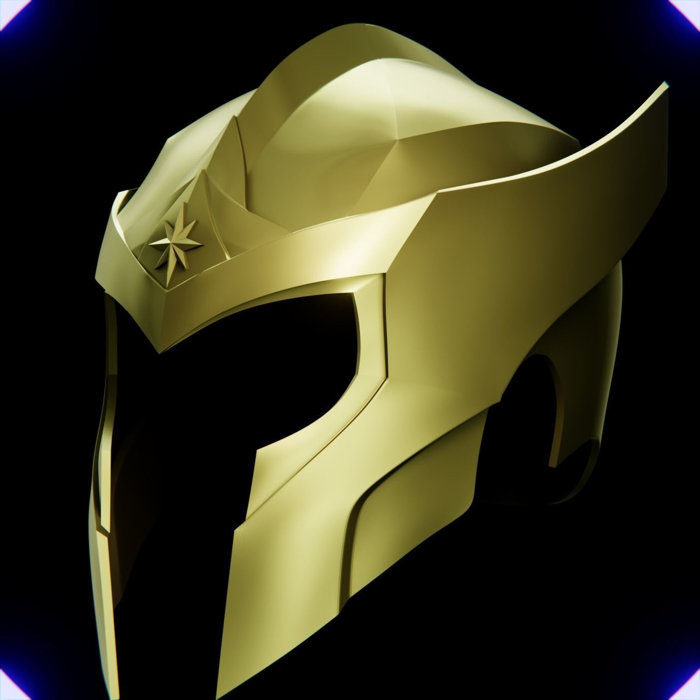 WONDER WOMAN SOLDIER HELMET V2 3D print model_12