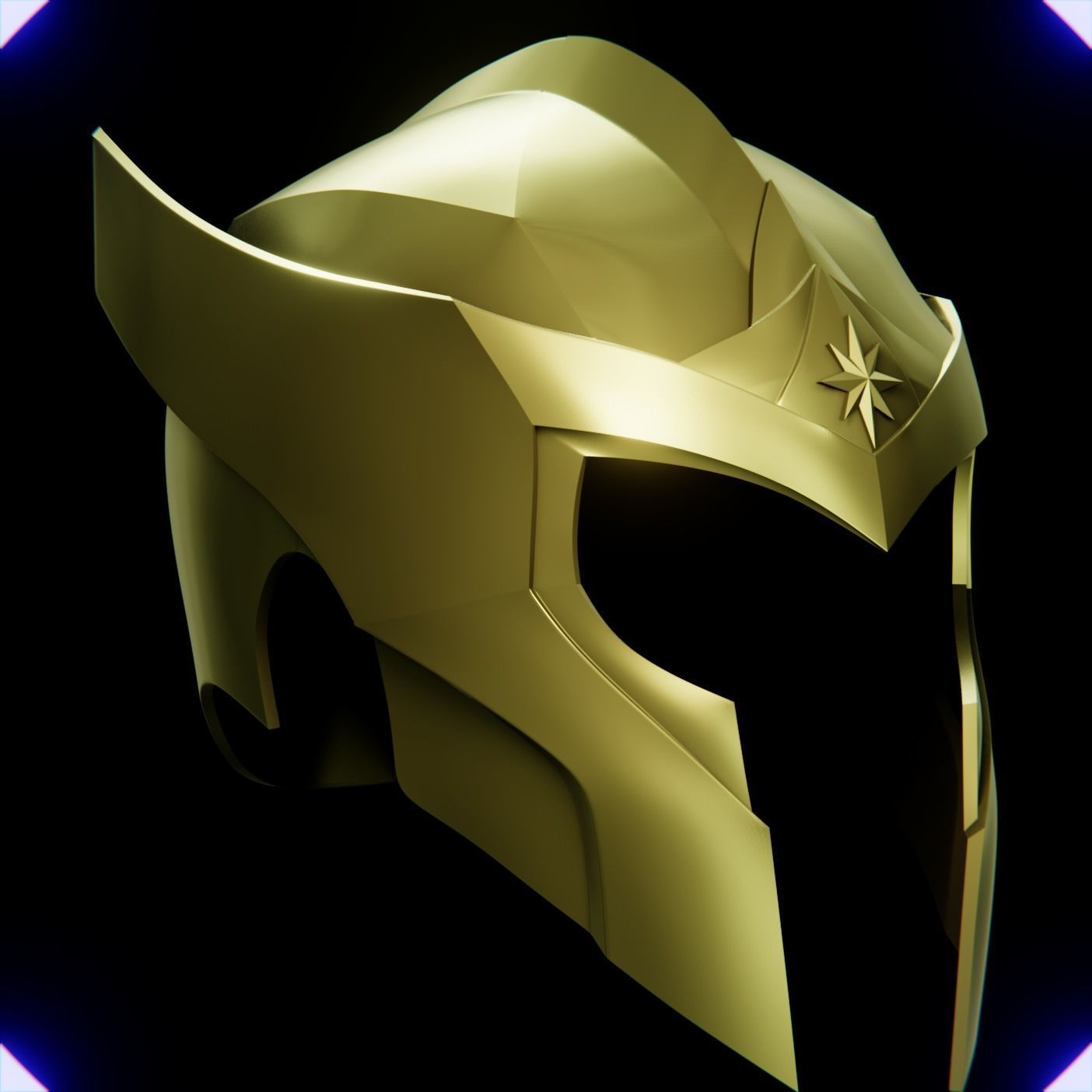 WONDER WOMAN SOLDIER HELMET V2 3D print model_15