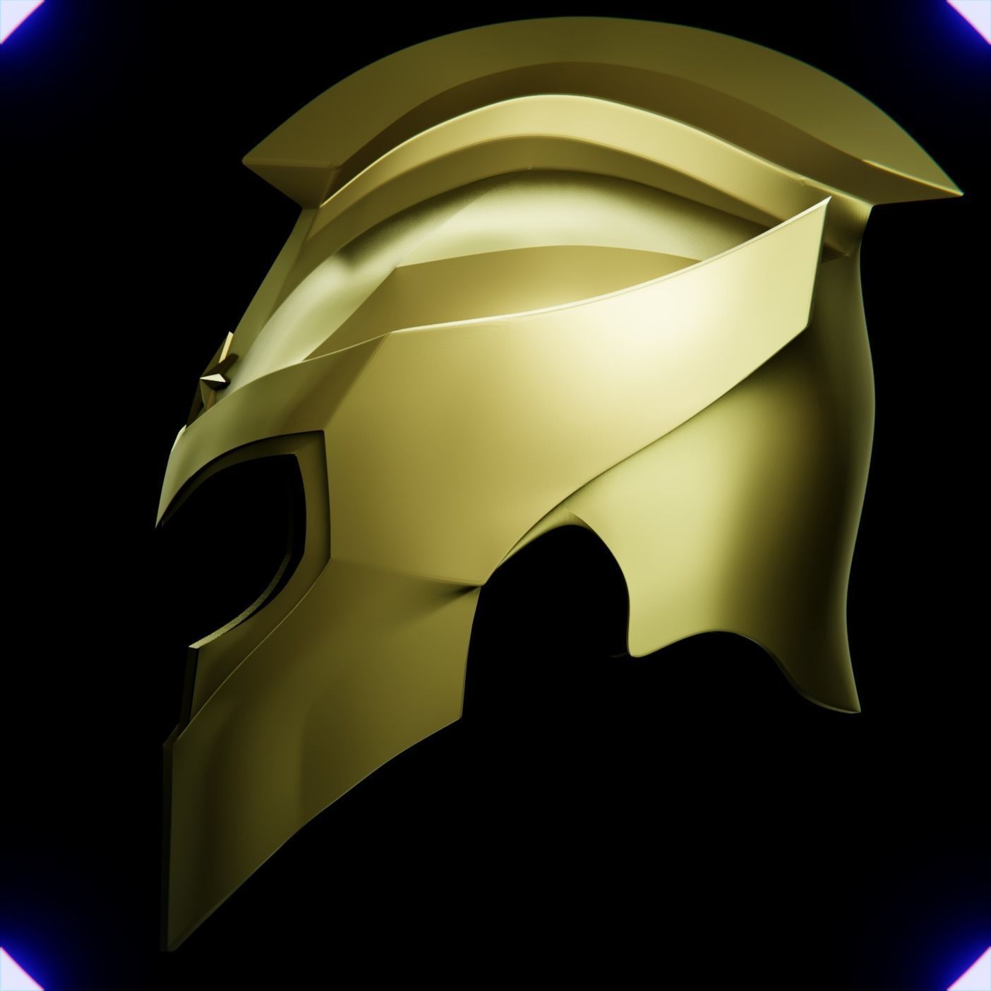 WONDER WOMAN SOLDIER HELMET V2 3D print model_6
