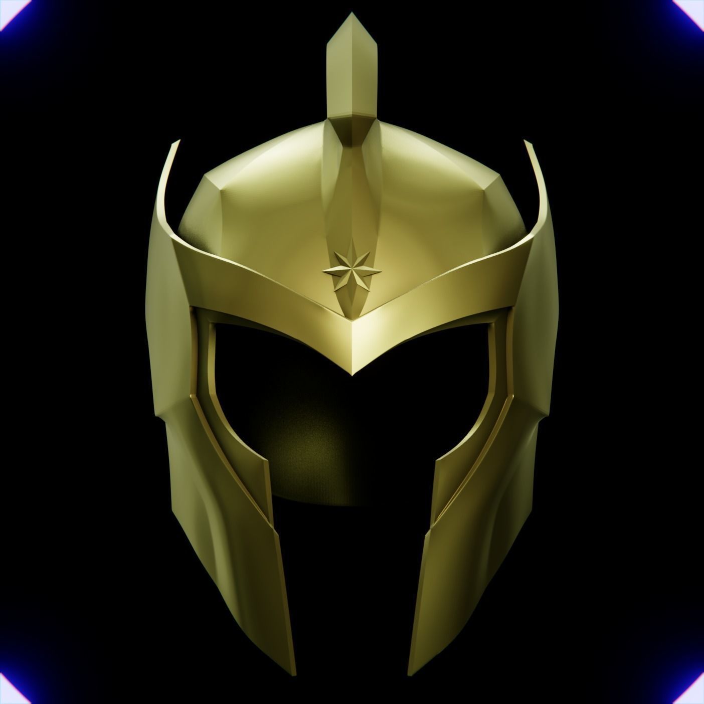 WONDER WOMAN SOLDIER HELMET V2 3D print model_21
