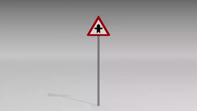 Junction with minor road