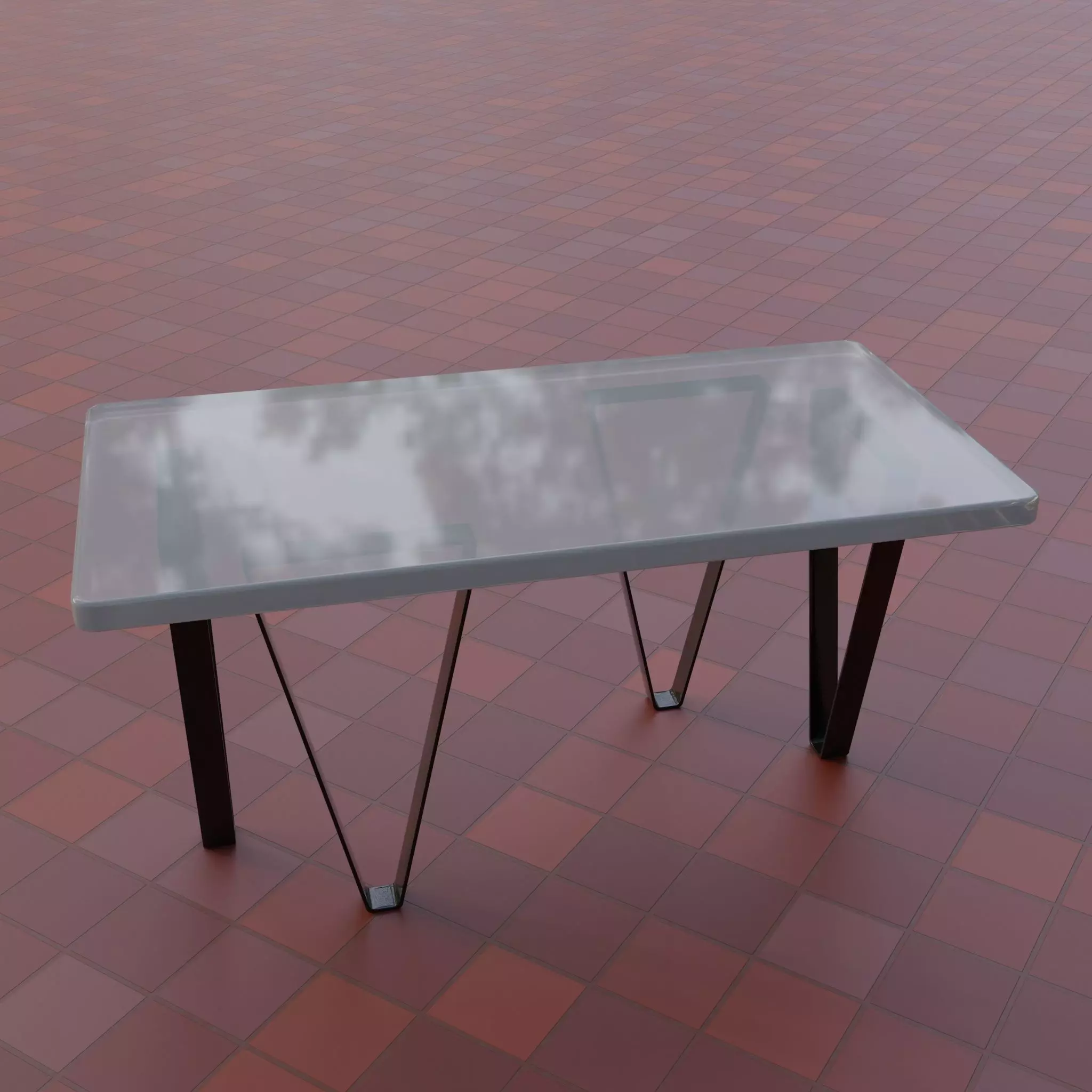 Dining Table Free low-poly 3D model
