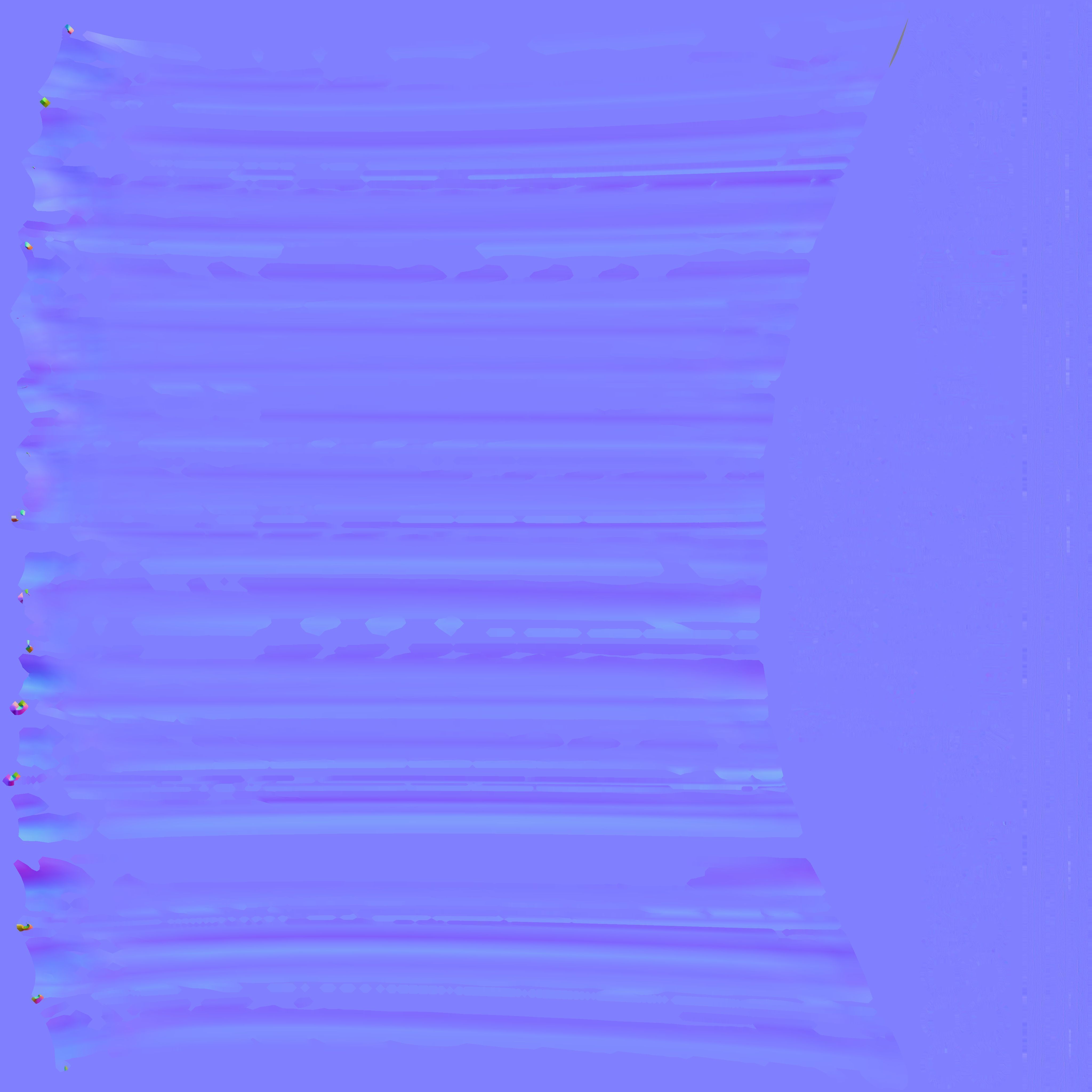 Curtain Low-poly 3D model_18