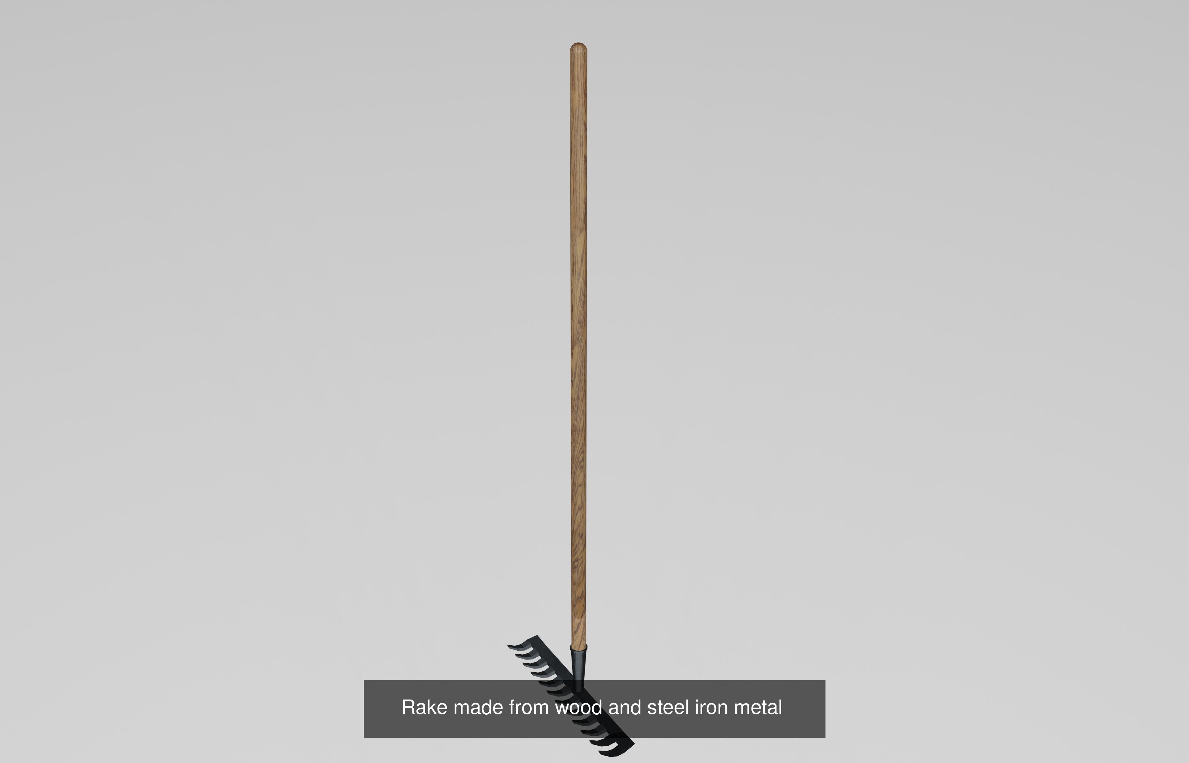 Gardening tools kit 3D Model Collection_2