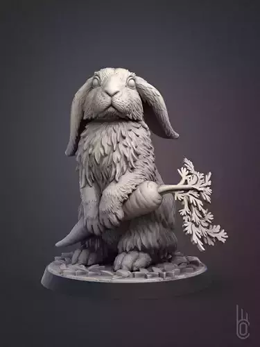 Rabbit 3D print model