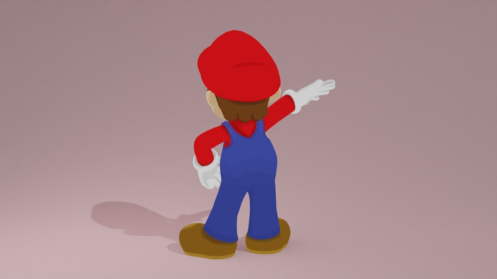 Mario Luigi and Starlow 3D model_11
