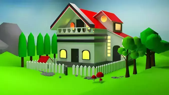 Low poly House 