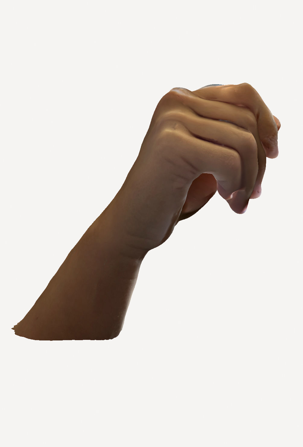 Women Hand 3D print model_1