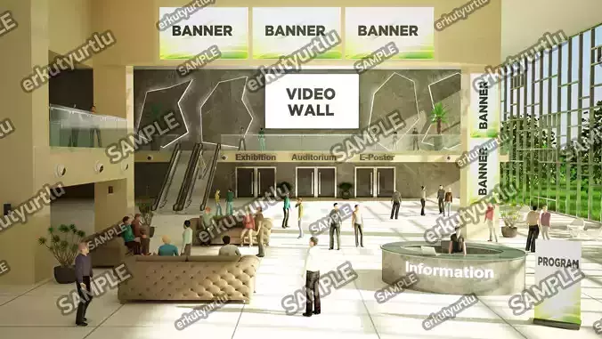 Virtual e-Congress Online Event Lobby 007