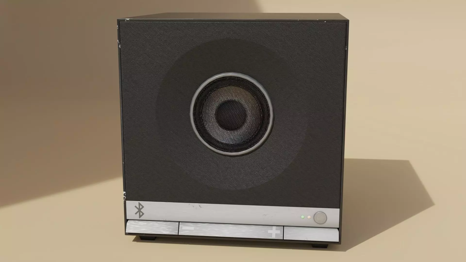 Speaker medium size Low-poly 3D model