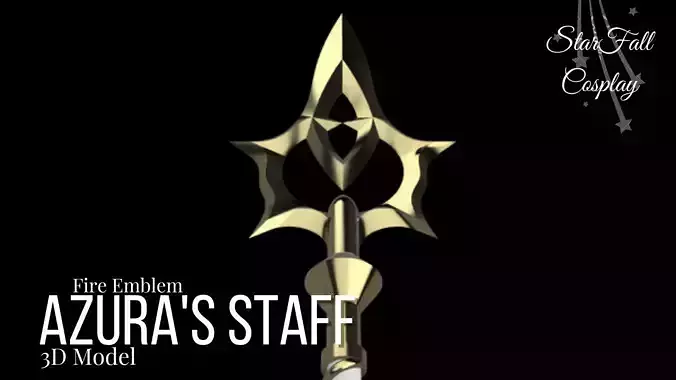 Azura Staff - Fire Emblem  3D print model