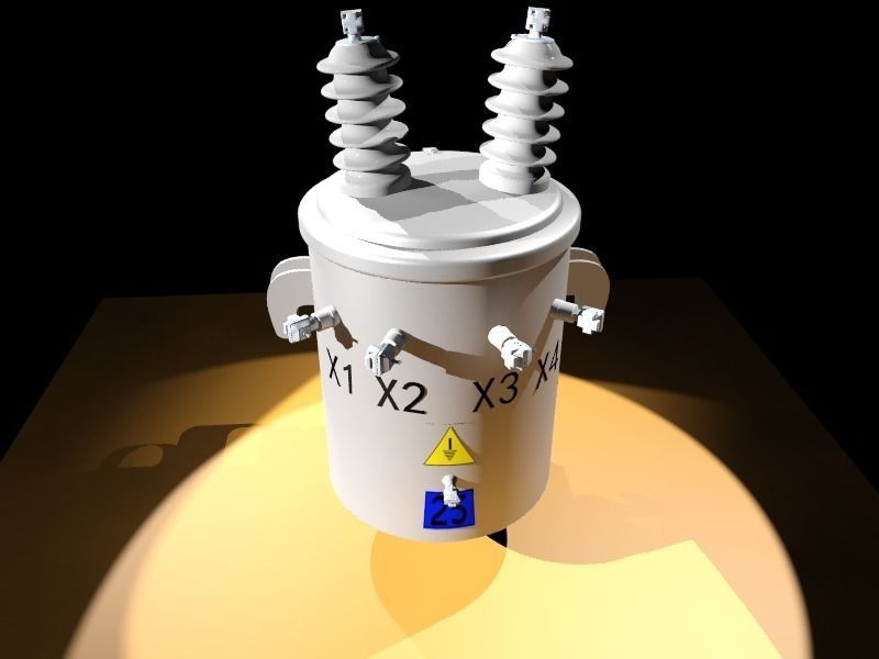 TRANSFORMADOR DE 25 KVA 3D model_1
