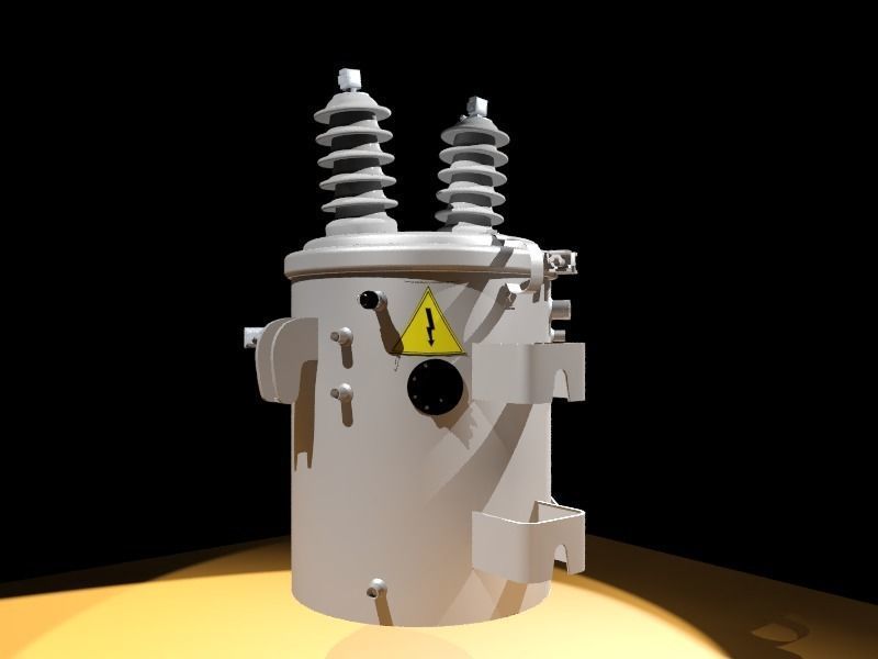 TRANSFORMADOR DE 25 KVA 3D model_2