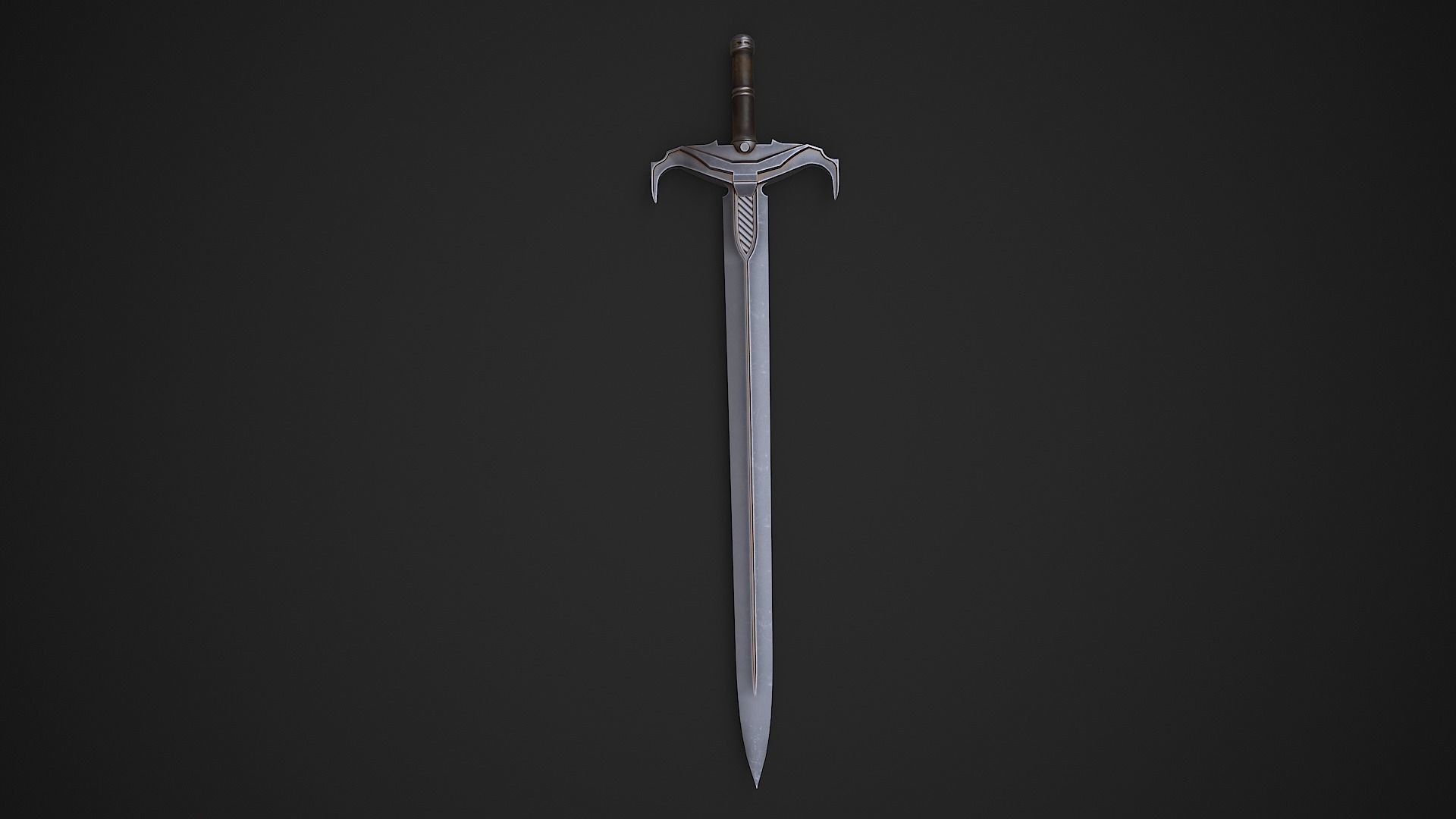 Medieval Swords Low-poly 3D model_44