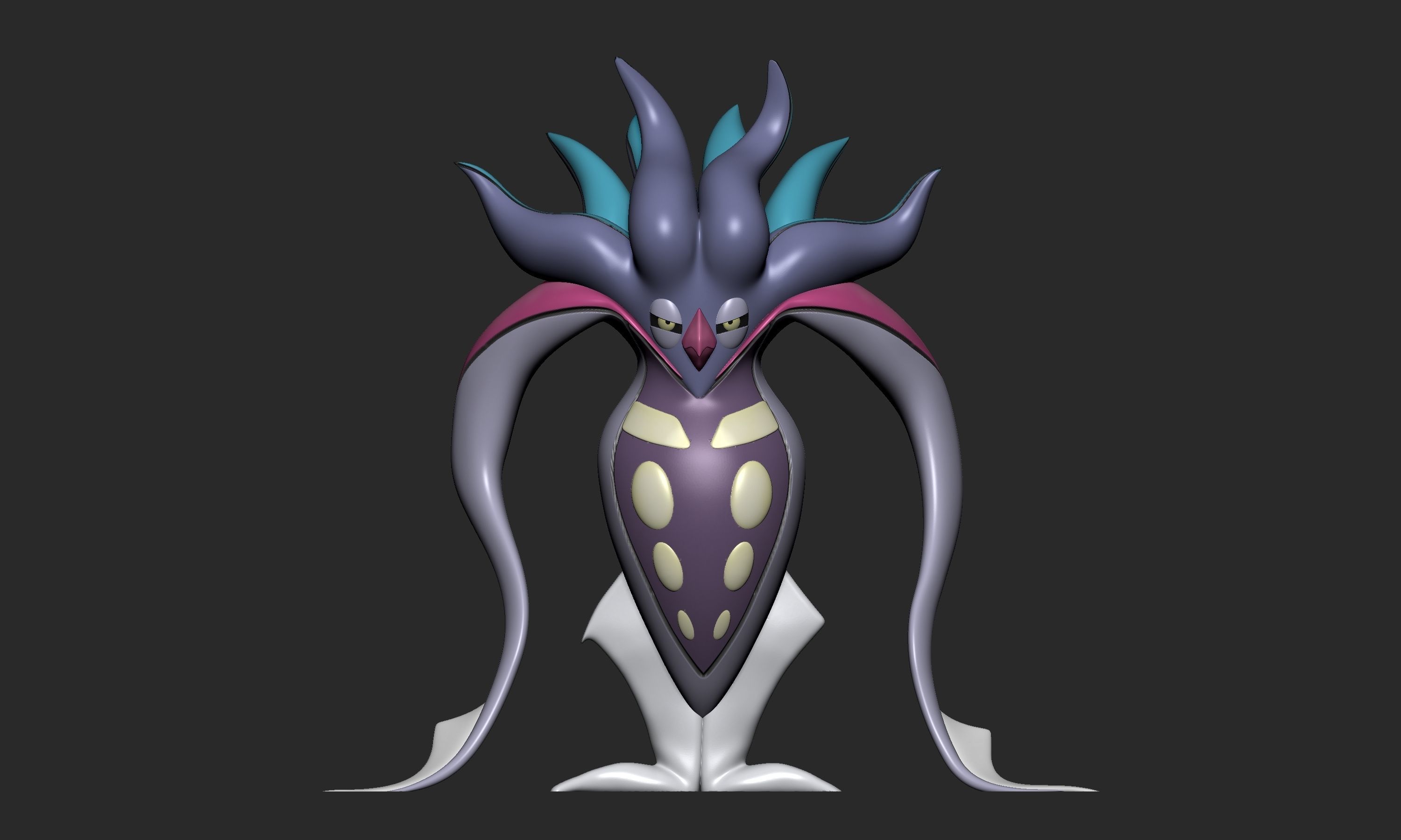 Pokemon - Malamar  3D print model_1