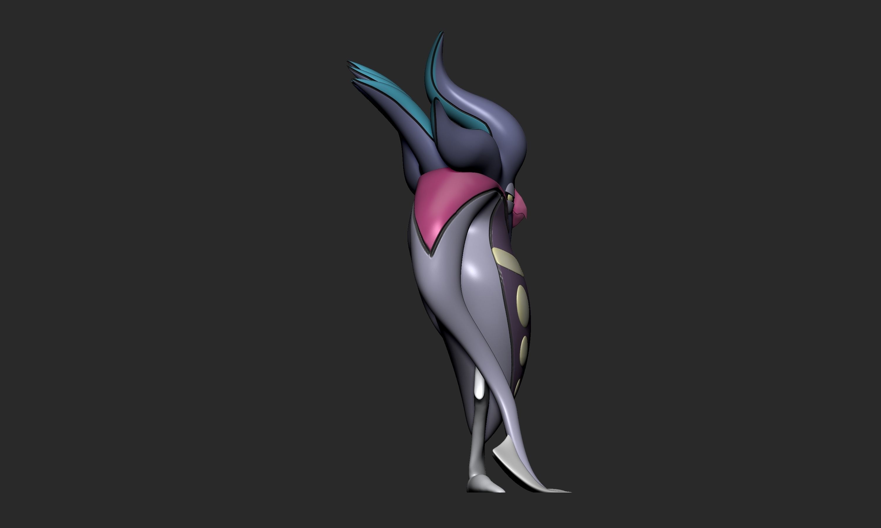 Pokemon - Malamar  3D print model_2