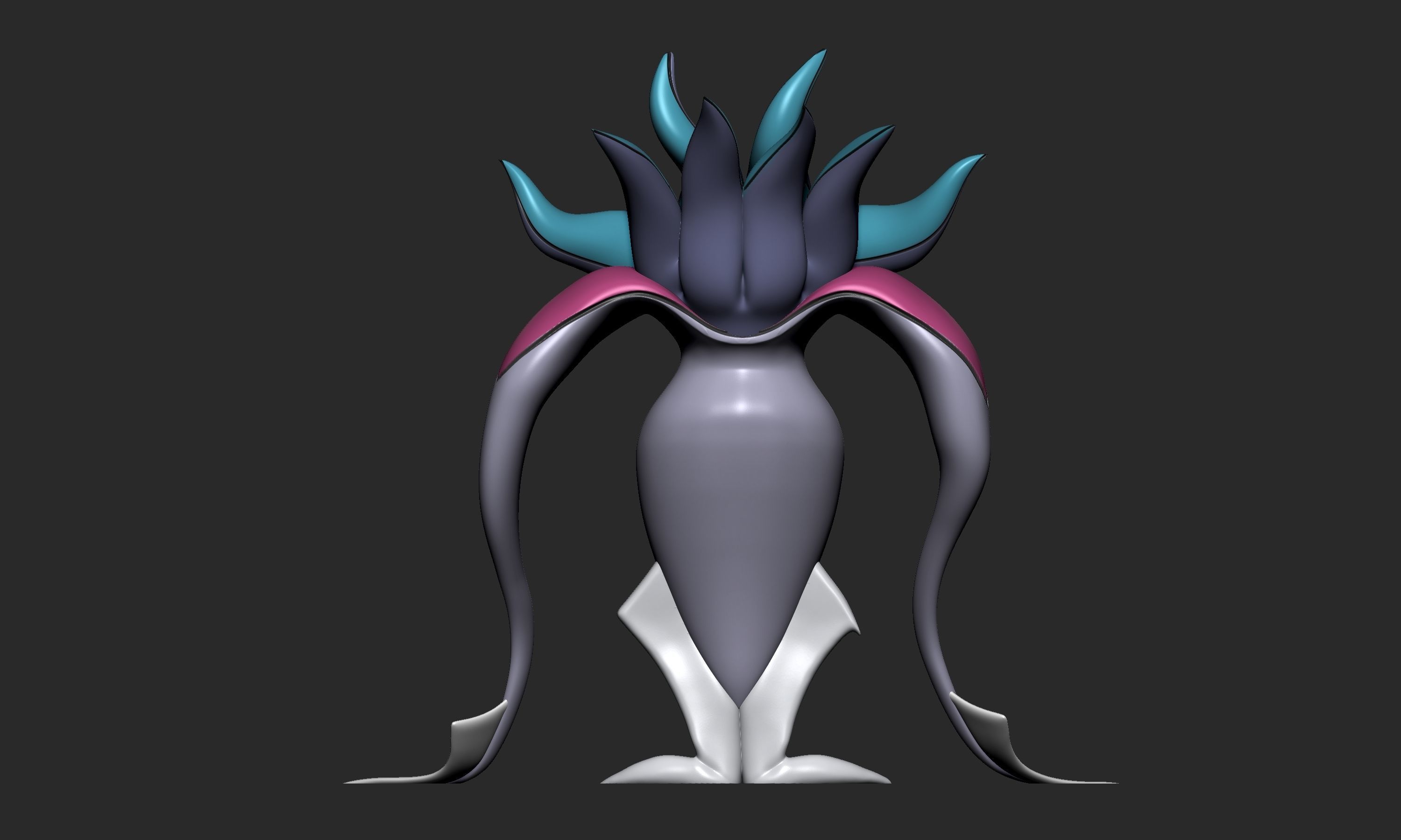 Pokemon - Inkay and Malamar 3D print model_10