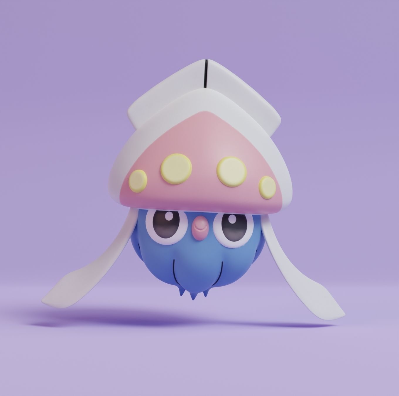 Pokemon - Inkay and Malamar 3D print model_1